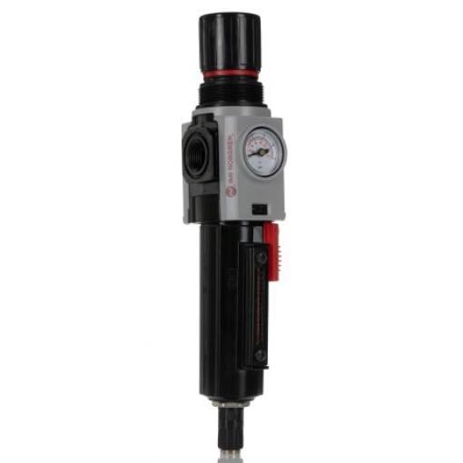 Regulátor s filtrem, řada: Excelon Plus 40 μm, přípojka portu: 3/8 in, max. tlak: 10 bar Automatické 1/8 in Norgren