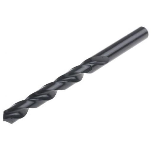 Vrták, celková délka: 134 mm, HSS 10.2 mm, počet kusů: 5 Válcovitý dřík 10.2 mm RS PRO