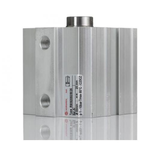 Pneumatický kompaktní válec, řada: RM/92000/M Dvojčinný RM/92050/M/25, vývrt: 50 mm Norgren, délka: 25 mm