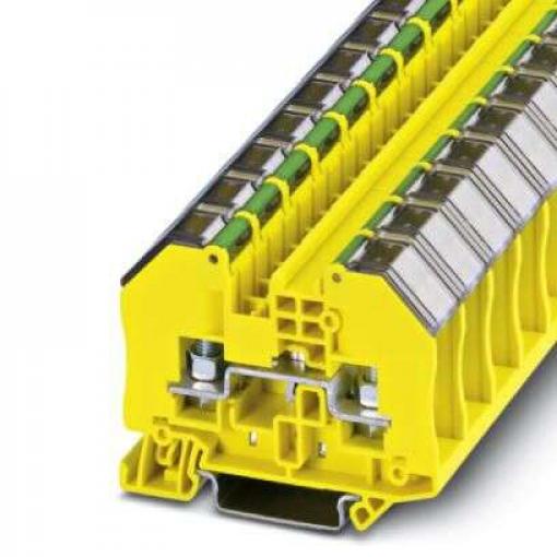 Phoenix Contact Svorkovnice pro montáž na lištu DIN 3049974, řada: RTO 5-PE-TC, 1 kV Žlutá, Zelená 0.1 to 6 mm² 1 Šroub