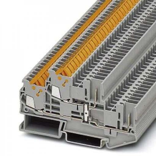 Phoenix Contact Svorkovnice pro montáž na lištu DIN 3206377, řada: QTTCB 1 5/2P-PV, 500 V Šedá 0.25 to 1.5 mm² 2 zásuvný