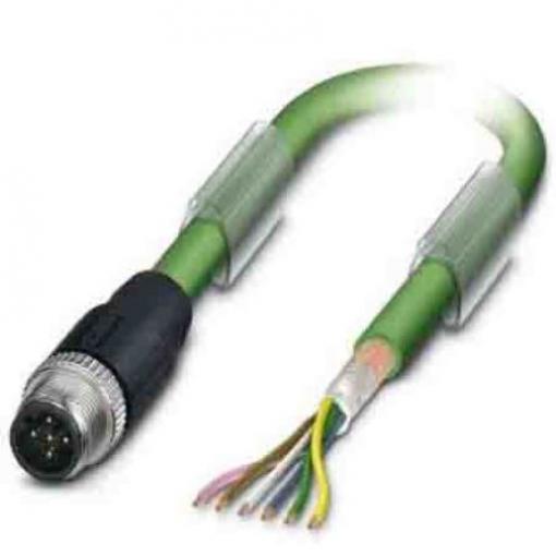 Bus kabel, A: Vnější, A: Rovný 5, B: Volný konec kabelu, 48V, 60 V, IP65, IP67, řada: SAC Phoenix Contact 2 m