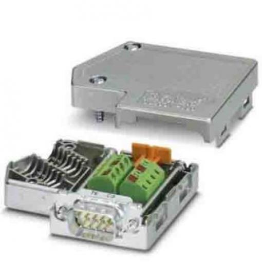 Phoenix Contact Konektor D-Sub, řada: SUBCON-PLUS-MODBUS/IL/BK, orientace těla: Rovný, Kabel Vnější, 5 V, Zámek šroubu 4