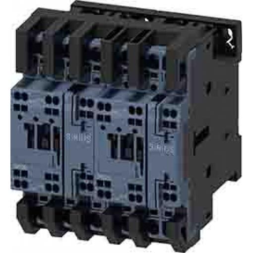 Siemens 2 NO Reverzační stykač napětí ve vinutí 230V ac 3pólový 25 A 11 kW s 3 NO kontakty Reverzační
