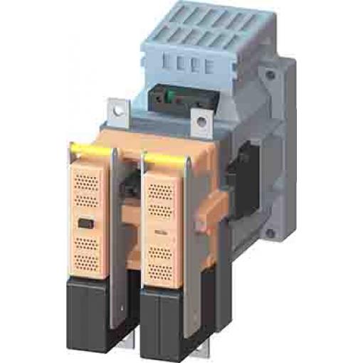 Siemens 2 NO, 2 NC Stykač napětí ve vinutí 660V ac 2pólový 400 A 200 kW s 2 NO/2 NC kontakty Rezistivní zátěž