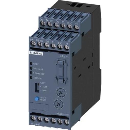 Siemens Relé na přetížení, rozsah: 3RB 2 NC/2 NO s Automaticky a ručně resetováním a hodnotami FLC motoru 0.3A, 630 A