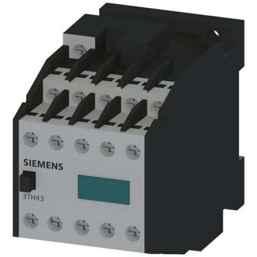 Siemens 5 NO, 5 NC Relé stykače napětí ve vinutí 110V ac, 132 V ac ±1,0 %pólový 6 A s 5 NO, 5 NC kontakty Reverzační,