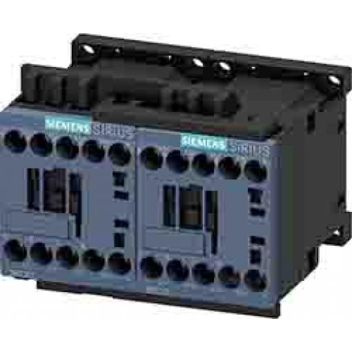 Siemens Reverzační stykač napětí ve vinutí 24V ac 3pólový 12 A 690V 5 kW s 3 NO kontakty 24V ac Řízení motoru,
