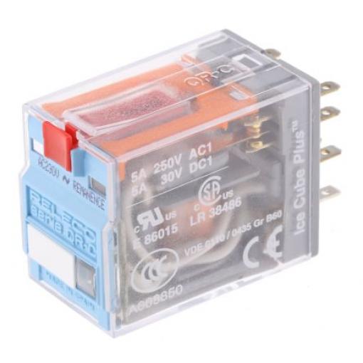 Releco Výkonové relé DPDT 5 A 230 V ac C9