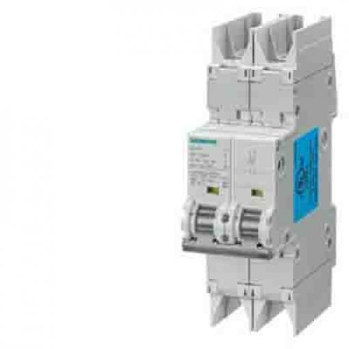 Siemens Miniaturní jistič, rozsah: 5SJ4 2pólový 16 A vypínací výkon 14 kA, charakteristika: Typ C, rozsah: SENTRON 400 V