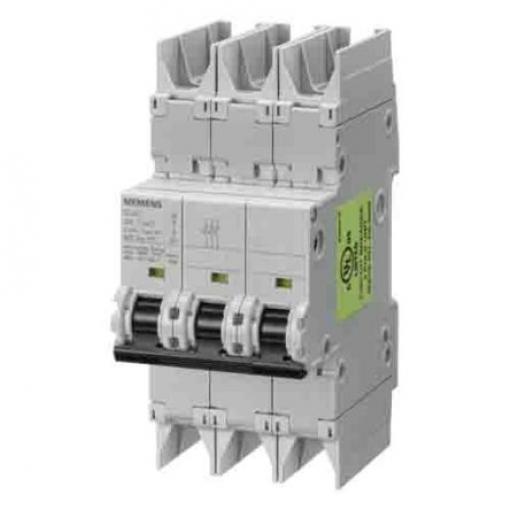 Siemens Miniaturní jistič, rozsah: 5SJ4 3pólový 6 A vypínací výkon 10 kA, charakteristika: Typ C, rozsah: SENTRON 400 V