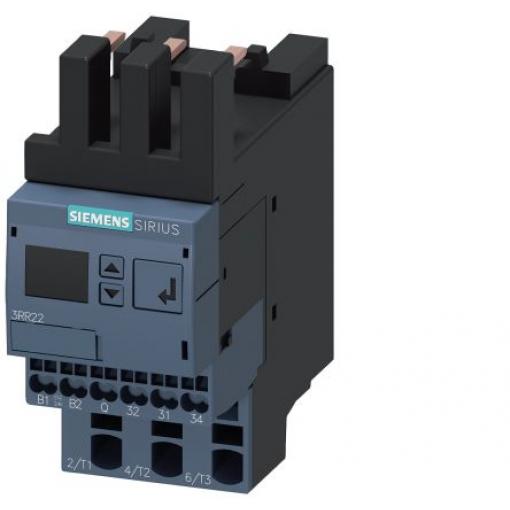 Siemens Monitorovací relé 3, řada: 3RR2 a SPDT kontakty Přímá, 4A - 40A, 24 V ac