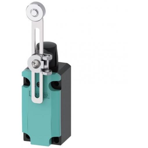 Siemens 3SE5 Nastavitelná páka s válečkem Koncový spínač 1 NO/1 NC IP67, IP66 Kov 400 V ac 4 A