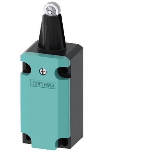 Siemens 3SE5 Plunžr s válečkem Koncový spínač 1 NO/1 NC IP67, IP66 Kov 400 V ac 4 A