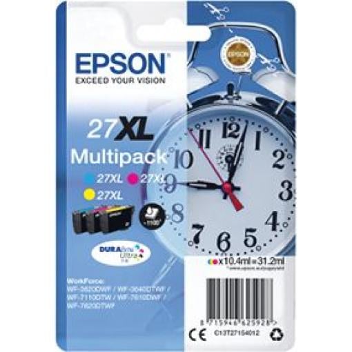 Inkoustová kazeta, Purpurová, Azurová, Žlutá model C13T27154012 Epson