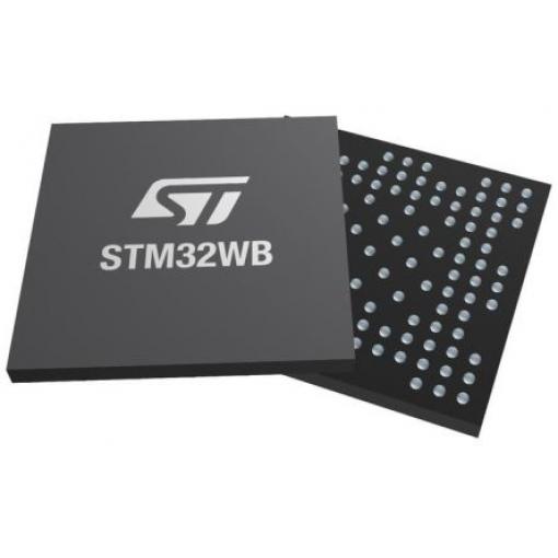 STMicroelectronics Bezdrátový mikrokontrolér 32 bit 64 MHz 256kB Blesk 256 kB RAM, počet kolíků: 129 kolíkový, UFBGA
