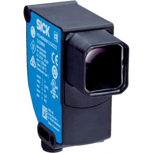 SICK Kontrastní snímač, řada: KTS Prime 40 mm RGB LED, výstup: Dvojčinný IO-Link 100 mA IP67 30V dc
