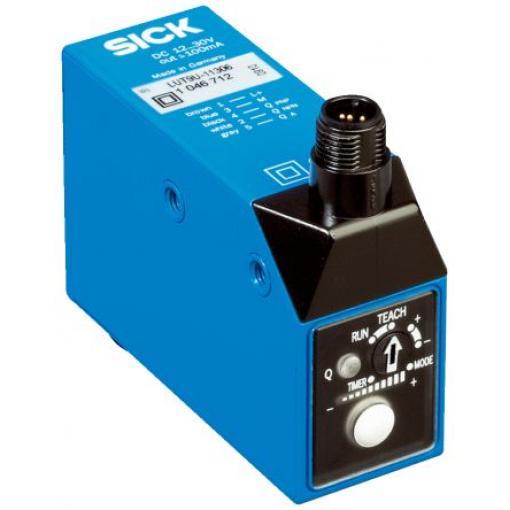 SICK Snímač světelné intenzity, řada: LUT9 40 mm Ultrafialová LED, výstup: NPN/PNP 100 mA IP67 30V dc