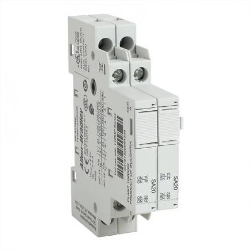 Allen Bradley Pomocný kontakt 2 NO 2 Boční, rozsah: 140MP s Šroub 6 A 690V