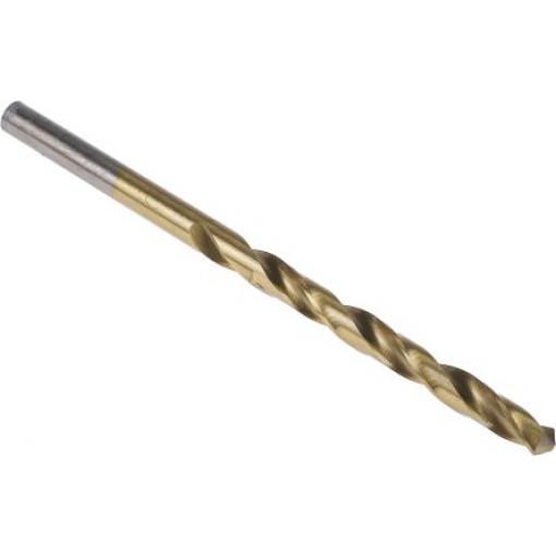 Vrták, celková délka: 86 mm, HSS 4.8 mm, počet kusů: 10 Válcovitý dřík 4.8 mm RS PRO