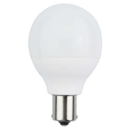 Žárovka LED GLS, řada: G45 LOW VOLTAGE, 4 W Pro dodatečnou montáž, ztlumitelná: Ne, objímka žárovky: BA15s, kulatá, 18