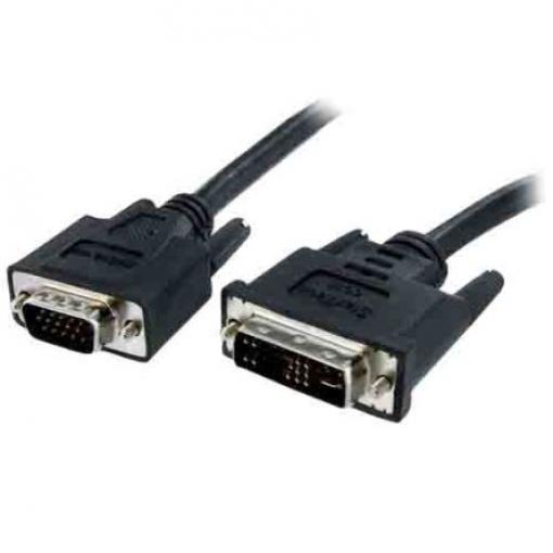 StarTech.com, A: Vnější DVI-A, VGA, B: Vnější 2 m Kabel DVI, Černá, Polyvinylchlorid