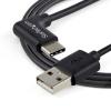 StarTech.com Kabel USB do zásuvky IC Vnější, A: USB typu A, 1 m Vnější, Černá, B: USB typu C