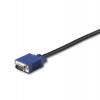 Kabel KVM, A: VGA, B: USB A; VGA 4.6m, Černá
