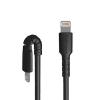 StarTech.com Kabel USB do zásuvky IC Vnější, A: USB typu C, 1 m Vnější, Černá, B: Lightning