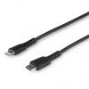 StarTech.com Kabel USB do zásuvky IC Vnější, A: USB typu C, 1 m Vnější, Černá, B: Lightning