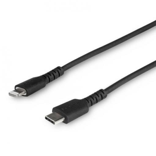 StarTech.com Kabel USB do zásuvky IC Vnější, A: USB typu C, 1 m Vnější, Černá, B: Lightning
