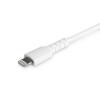 StarTech.com Kabel USB Vnější, A: USB typu C, 2 m Vnější, Bílá, B: Lightning