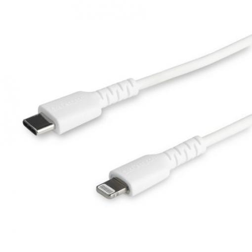 StarTech.com Kabel USB Vnější, A: USB typu C, 1 m Vnější, Bílá, B: Lightning