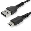 StarTech.com Kabel USB do zásuvky IC Vnější, A: USB typu A, 2 m Vnější, Černá, B: USB typu C