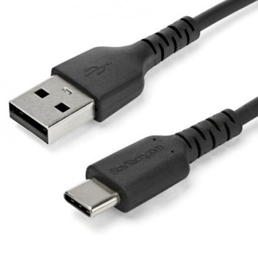 StarTech.com Kabel USB do zásuvky IC Vnější, A: USB typu A, 2 m Vnější, Černá, B: USB typu C