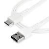StarTech.com Kabel USB do zásuvky IC Vnější, A: USB typu A, 2 m Vnější, Bílá, B: USB typu C