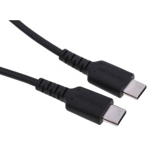 StarTech.com Kabel USB do zásuvky IC Vnější, A: USB typu C, 1 m Vnější, Černá, B: USB typu C