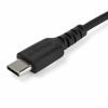 StarTech.com Kabel USB do zásuvky IC Vnější, A: USB typu C, 2 m Vnější, Černá, B: USB typu C