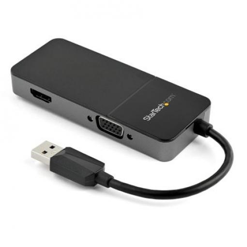 StarTech.com Adaptér, 4 k, video připojení: HDMI, VGA, standard: USB 3.0