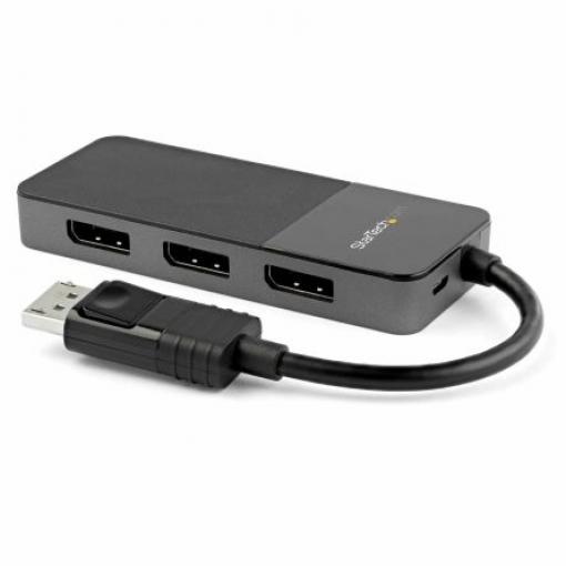 Adaptér, DisplayPort 7.1 kanálový zvuk 3portový, video připojení: Display Port 7680 x 4320 pixel 1, Oddělovač 3