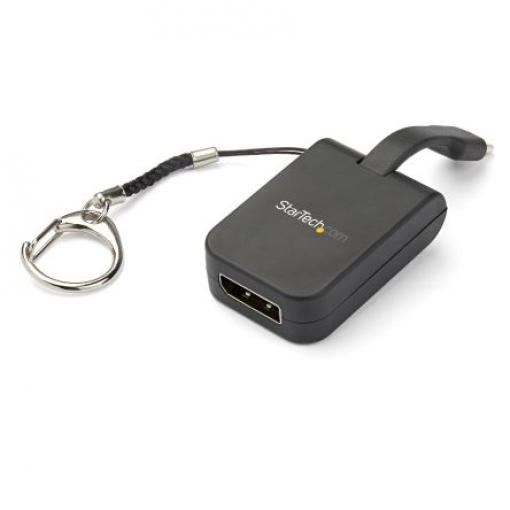 Adaptér, Thunderbolt 3, počet zobrazení: 1, 8K, typ USB: USB C, video připojení: DisplayPort, standard: USB C