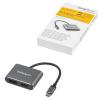 StarTech.com Adaptér, Thunderbolt 3, počet zobrazení: 1, 4 k, video připojení: HDMI, Display Port, standard: USB typu C