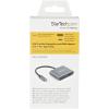 StarTech.com Adaptér, Thunderbolt 3, počet zobrazení: 1, 4 k, video připojení: HDMI, Mini DisplayPort, standard: USB
