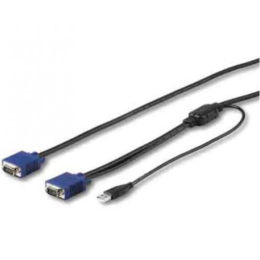 StarTech.com Kabel KVM Vnější, A: VGA, B: USB typu A Vnější 1.8 m, Černá