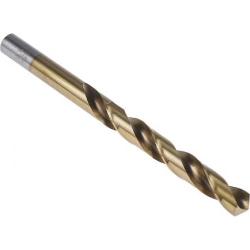 Vrták, celková délka: 133 mm, HSS 10.5 mm, počet kusů: 5 Válcovitý dřík 10.5 mm RS PRO