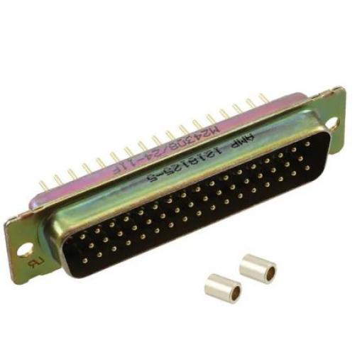 Amphenol India Konektor D-Sub, řada: M24308, počet kontaktů: 50, orientace těla: Rovný 2.77 mm, Montáž do panelu Vnější,