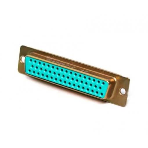 Amphenol India Konektor D-Sub, řada: M24308, počet kontaktů: 50, orientace těla: Rovný 2.77 mm, Montáž do panelu