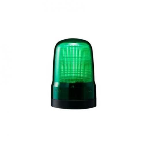 Patlite LED maják, řada: SL Blikající barva Zelená 24V dc LED Základna 0.12A, 0.24 A CSA-C22.2 No.14, EN61000-3-2,