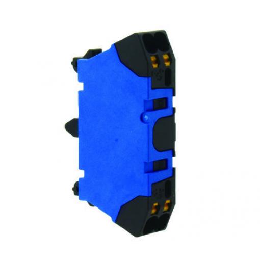 Idec Blok kontaktů, řada: HW-P10R Blok kontaktů 1 NO 2.5kV Svorkovnice Push-in barva Modrá Žárovka