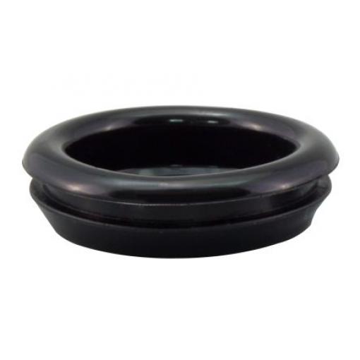 Kabelová průchodka Kabelová průchodka až 20.8 mm Polyvinylchlorid Černá RS PRO 2.4 mm 26 mm